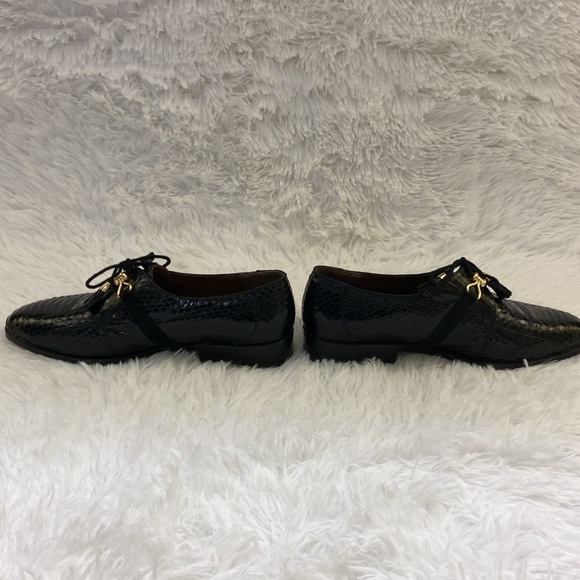 Giorgio Brutini,Men’s,Black,Snake Skin and Leather Dress Shoes. Size-7 1/2. - Picture 5 of 10
